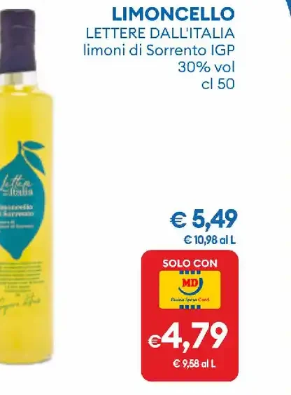 Limoncello Lettere dall'Italia