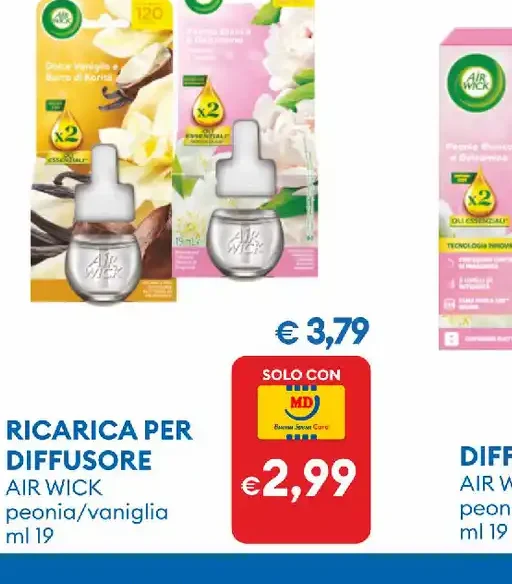 Ricarica per diffusore Air Wick peonia/vaniglia