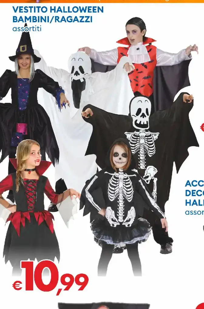 Vestito Halloween bambini/ragazzi