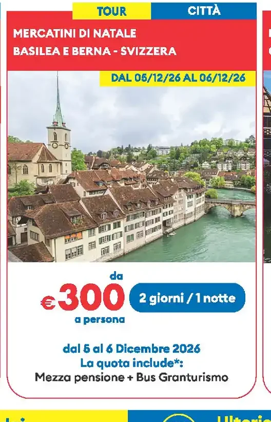 Mercatini di Natale Basilea e Berna