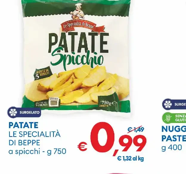 Patate a spicchi