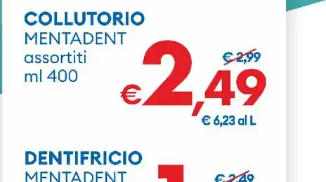 Collutorio Mentadent