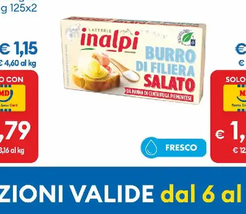 Burro salato Inalpi
