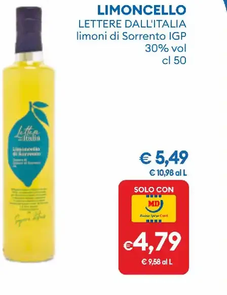 Limoncello Lettere dall'Italia