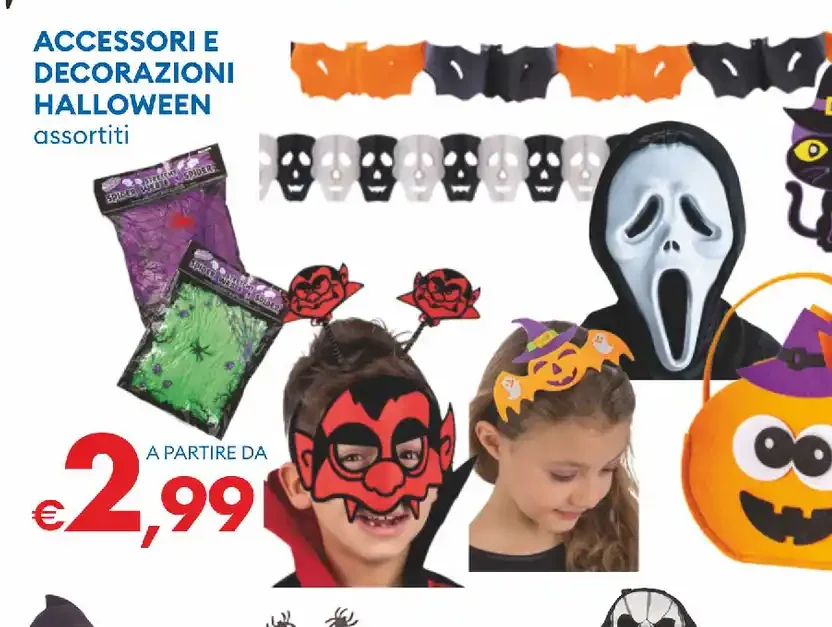 Accessori e decorazioni Halloween assortiti
