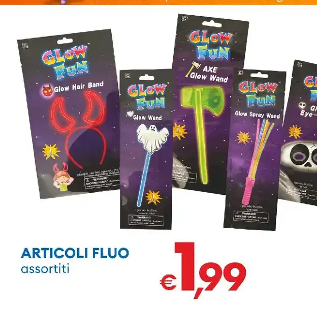 Articoli fluo assortiti