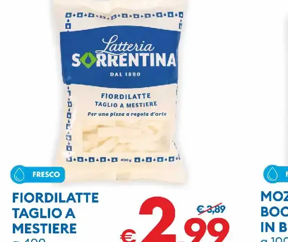 Fiordilatte taglio a mestiere