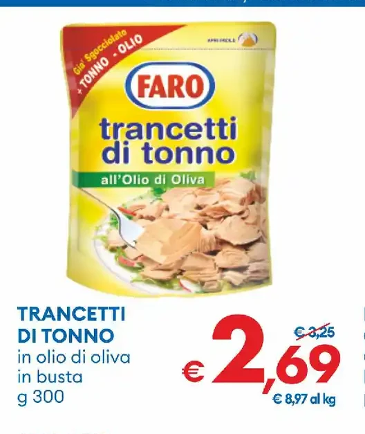 Trancetti di tonno all'olio di oliva