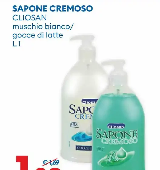 Sapone cremoso