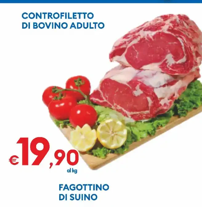 Controfiletto di bovino adulto