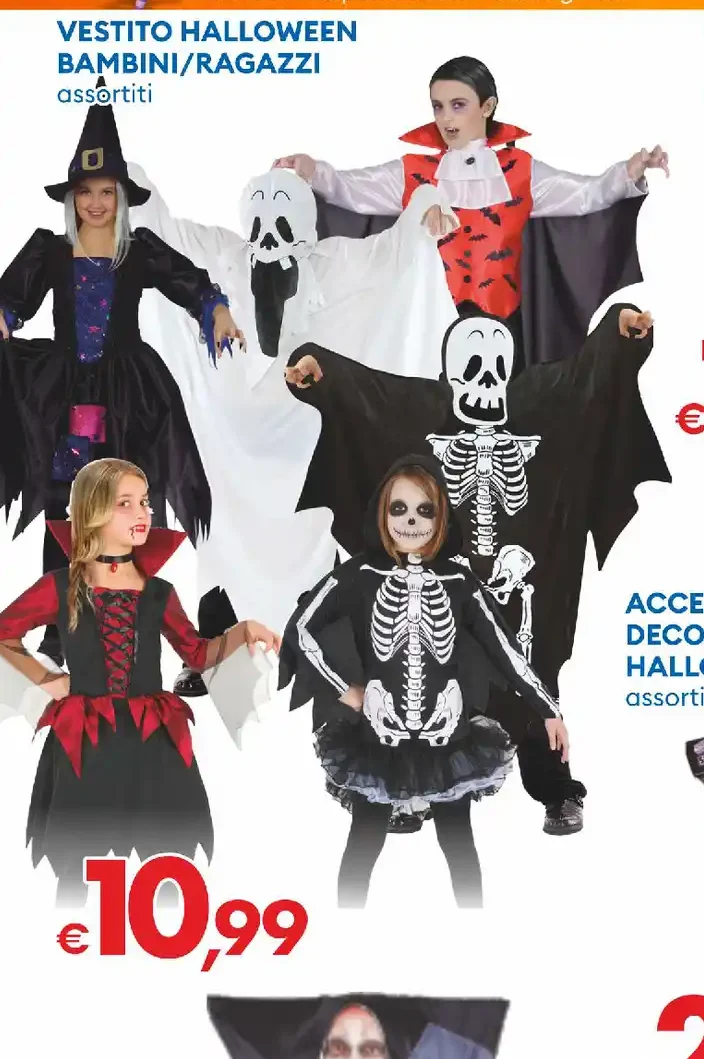Vestito Halloween bambini/ragazzi