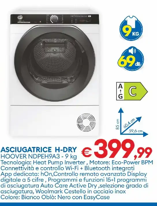 Asciugatrice Hoover H-Dry 500