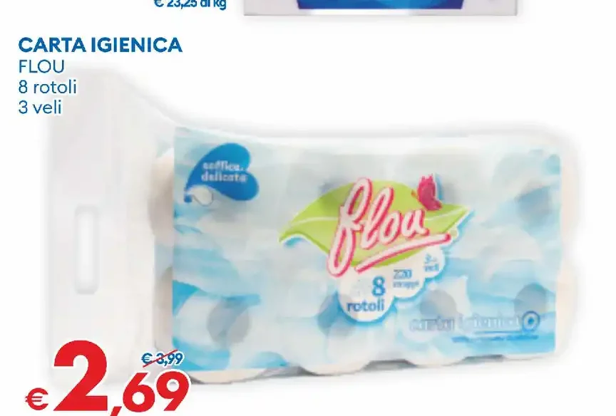 Carta igienica Flou