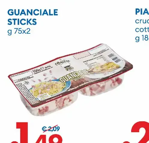 Guanciale sticks