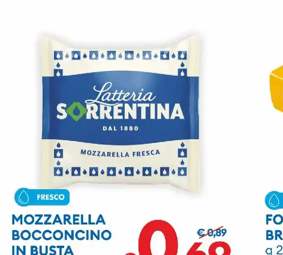 Mozzarella bocconcino in busta