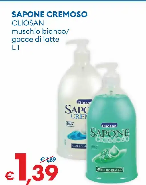 Sapone cremoso