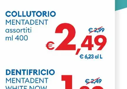 Collutorio Mentadent