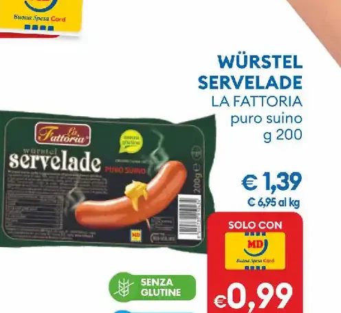 Würstel servelade