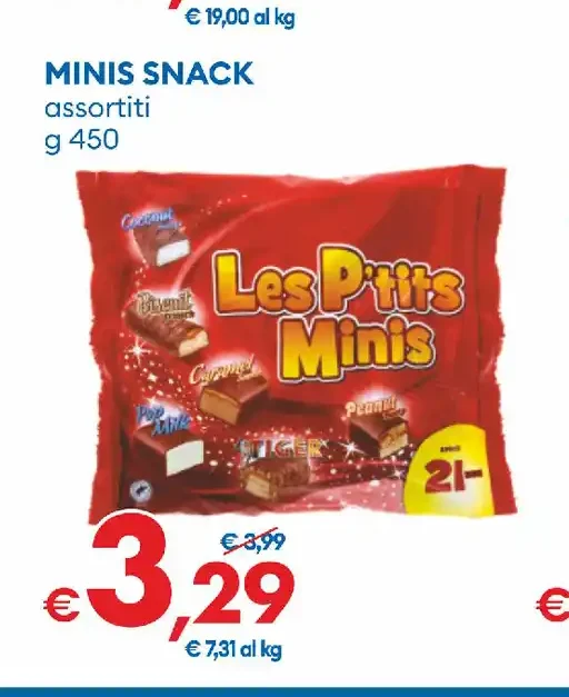 Mini snack assortiti