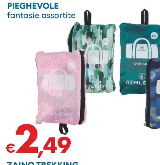 Borsa palestra pieghevole