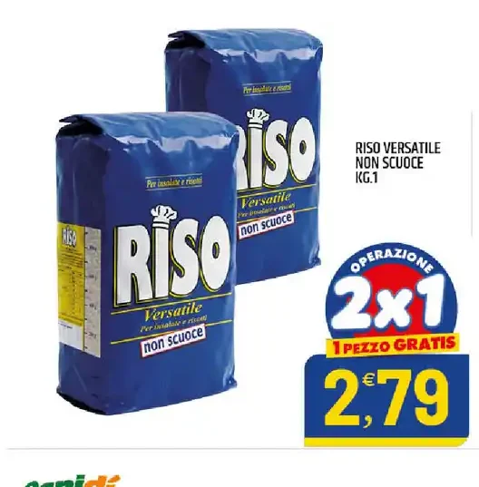 Riso versatile non scuoce
