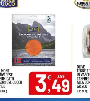 Salmone norvegese affumicato