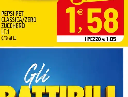 Pepsi classica/zero zucchero