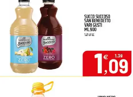 Succo succoso vari gusti