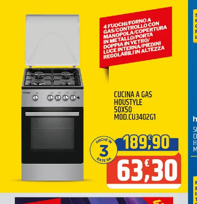 Cucina a gas Houstyle