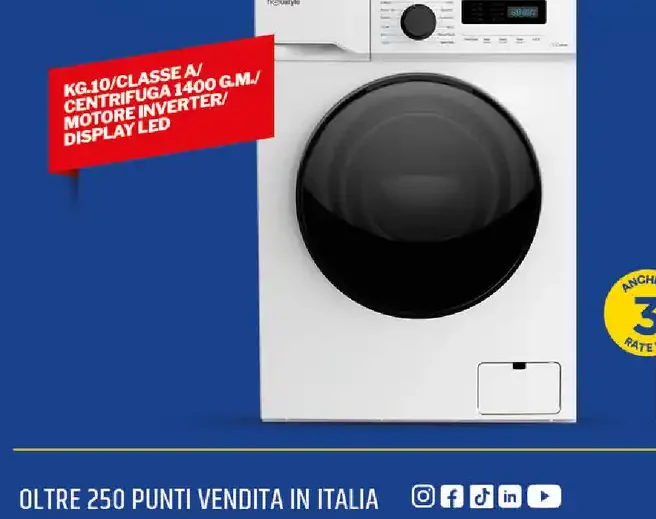Lavatrice a carica frontale Houstyle