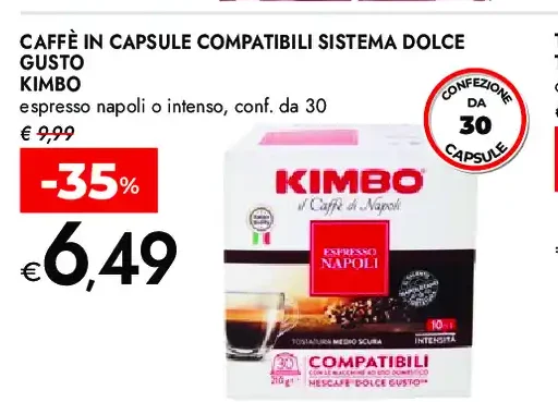 Caffè in capsule compatibili Dolce Gusto