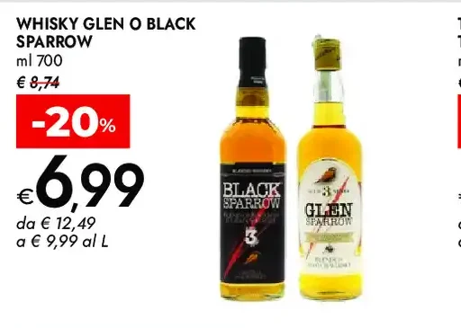 Whisky Glen o Black Sparrow