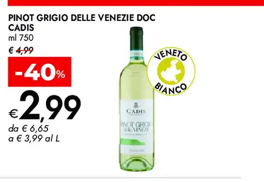 Pinot Grigio delle Venezie DOC Cadis