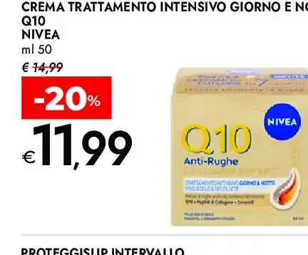 Crema trattamento intensivo giorno e notte Q10 Nivea