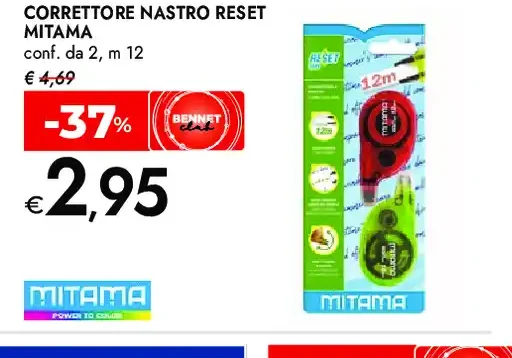 Correttore nastro Reset Mitama