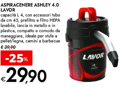 Aspiracenere Ashley 4.0 Lavor