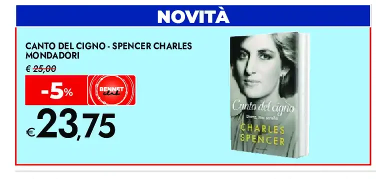 Canto del cigno Spencer Charles Mondadori