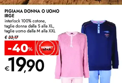Pigiama donna o uomo