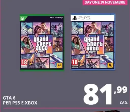 GTA 6 per PS5 e Xbox
