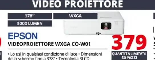 Epson Videoproiettore WXGA CO-W01