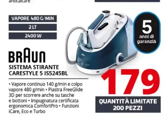 Sistema stirante Braun CareStyle 5 IS5245BL