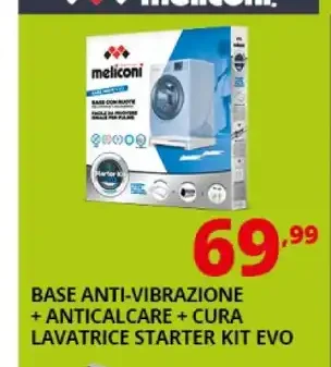 Base ant-vibrazione e anticalcare Lavatrice Starter Kit Evo