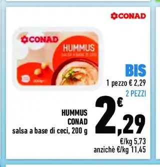 Hummus Conad 200 g
