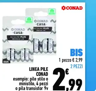 Pile Conad 4 pezzi