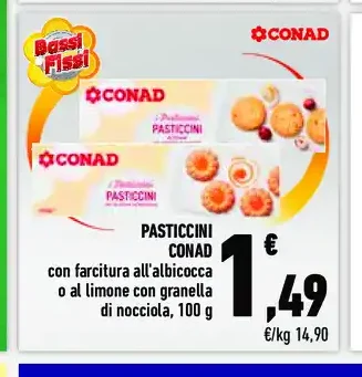 Pasticcini Conad