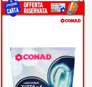 Pastiglie lavastoviglie Tutto in 1 Extra Conad