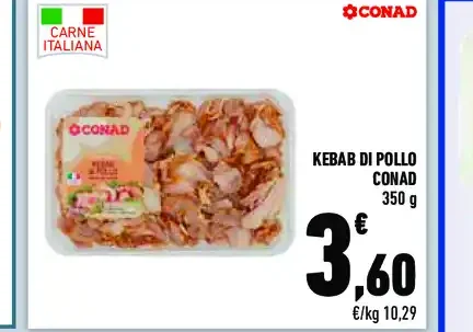 Kebab di pollo Conad
