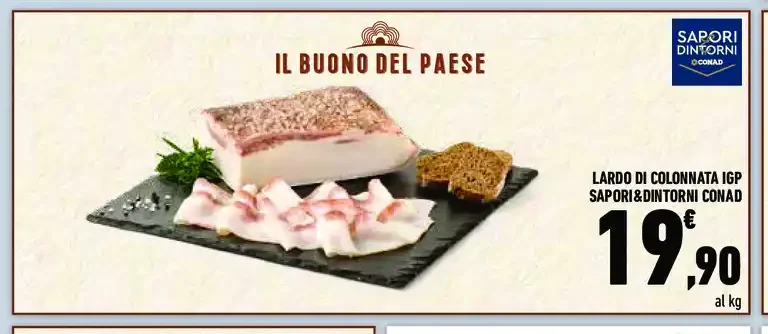 Lardo di Colonnata IGP Sapori&Dintorni Conad