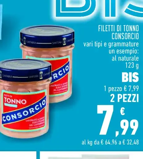 Filetti di tonno Consorcio
