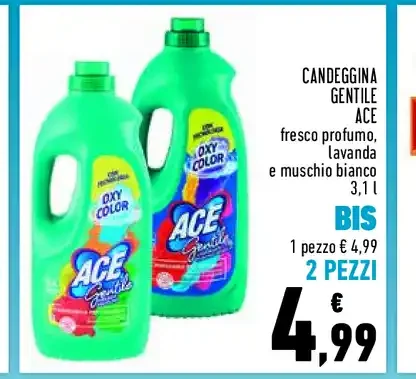Candeggina gentile ACE 3,1 l